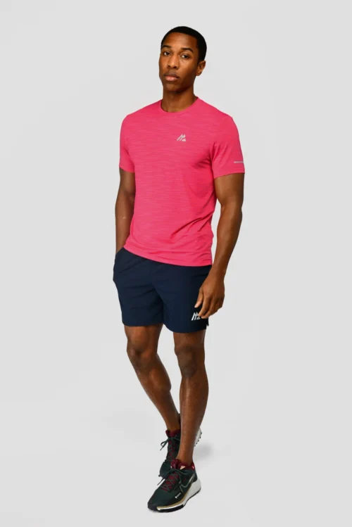 Fly 2.0 T-Shirt - Hibiscus/Fiery Orange/Rouge -Urban Sport Wear Store FLY 2.0 TEE HIBISCUS FIERY ORANGE ROUGE front scaled