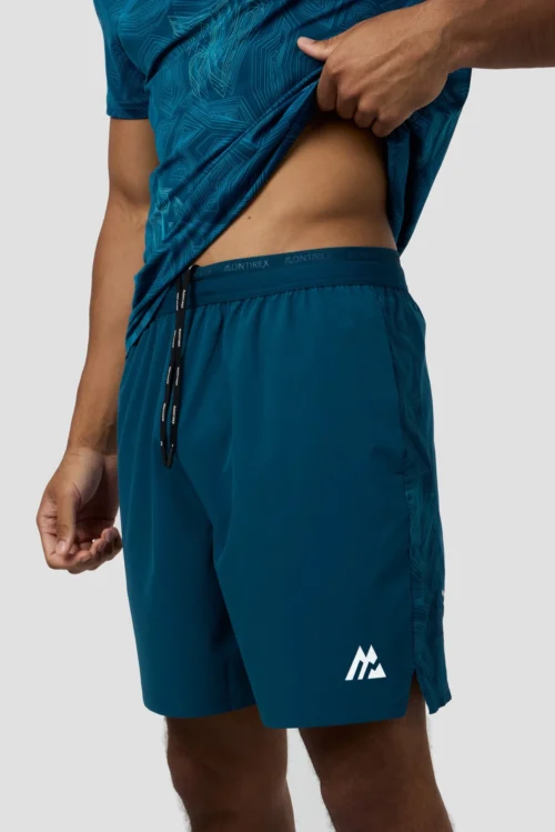 Geo M Print Short - Abyssal -Urban Sport Wear Store GEO M PRINT SHORT SAILOR BLUE BAND scaled