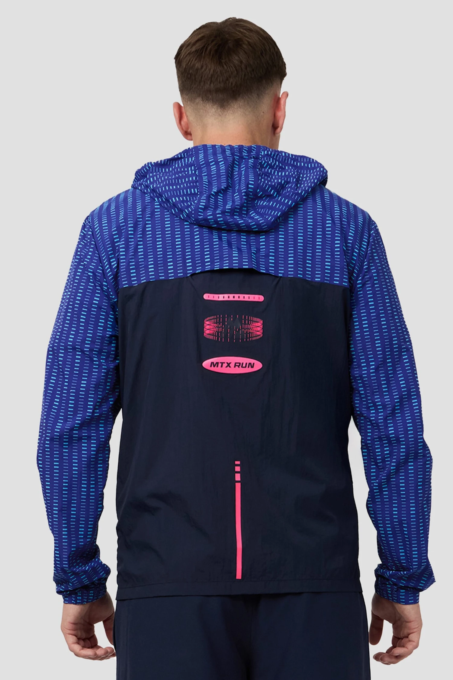 MTX Run Tempo Windbreaker - Marine Blue/Midnight Blue 2 MTX Run Tempo Windbreaker - Marine Blue/Midnight Blue - Image 2