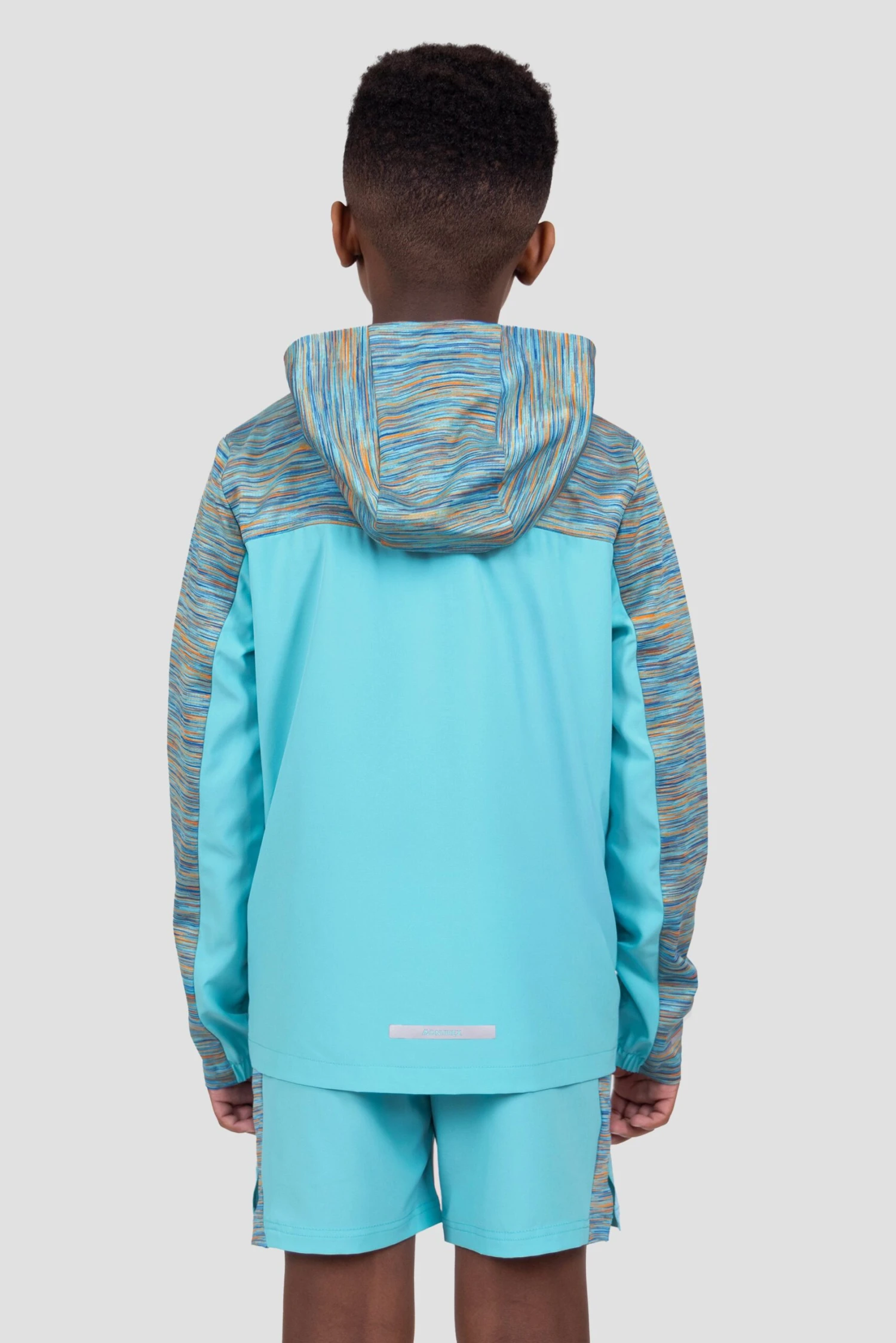 Boys Trail Windbreaker - Blue/Orange 2 Boys Trail Windbreaker - Blue/Orange - Image 2