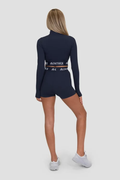 Icon 1/4 Zip - Midnight Blue -Urban Sport Wear Store ICON 1 4 ZIP NAVY full back scaled