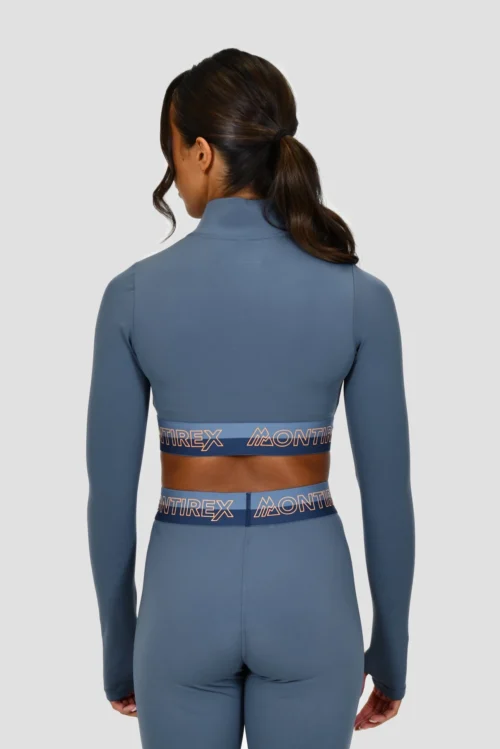 Icon Contrast 1/4 Zip - Greyed Indigo/Province/Agency -Urban Sport Wear Store ICON CONTRAST 2.0 1 4 ZIP GREYED INDIGO PROVINCE AGENCY close back scaled