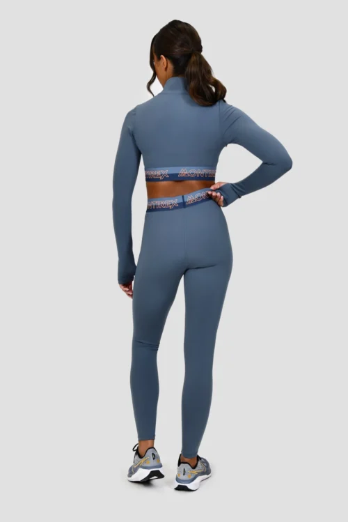 Icon Contrast 1/4 Zip - Greyed Indigo/Province/Agency -Urban Sport Wear Store ICON CONTRAST 2.0 1 4 ZIP GREYED INDIGO PROVINCE AGENCY full back scaled