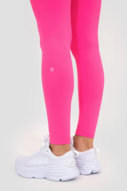 Icon Full Length Legging - Magenta -Urban Sport Wear Store ICON FULL LENGTH LEGGING PINK GLO Back Logo v2 scaled