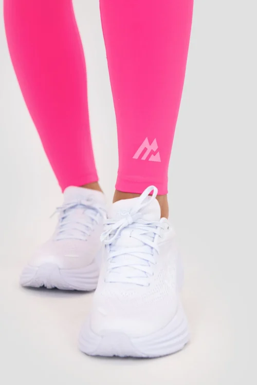 Icon Full Length Legging - Magenta -Urban Sport Wear Store ICON FULL LENGTH LEGGING PINK GLO Front Logo v2 scaled