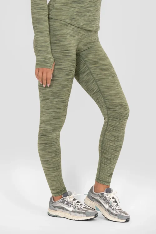 Icon Lite Legging - Khaki Multi -Urban Sport Wear Store ICON LITE LEGGING OIL GREEN FOUR LEAF CLOVER TEA Close Side Other scaled