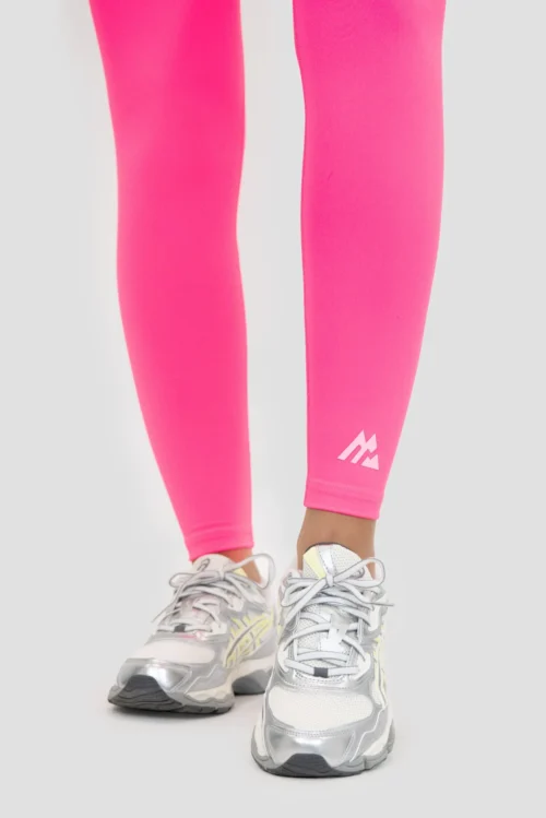 Icon Contrast 2.0 Legging - Neon Pink/Ice Tango/Pink Sugar -Urban Sport Wear Store ICONCONTRAST2.0LEGGING KNOCKOUTPINK ORANGEPOP BONBON LogoDetail v3 scaled