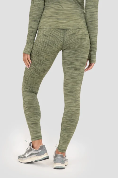 Icon Lite Legging - Khaki Multi -Urban Sport Wear Store ICON LITE LEGGING OIL GREEN FOUR LEAF CLOVER TEA Close Back scaled
