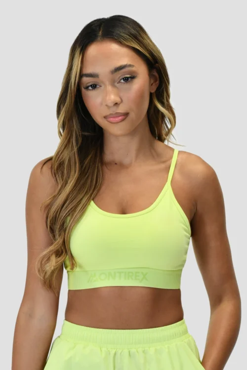 Icon Strappy Bra - Citrus