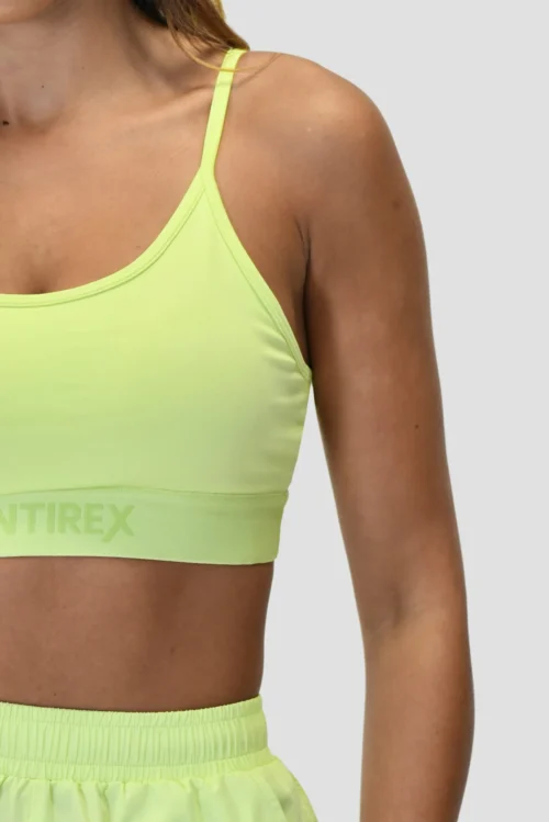 Icon Strappy Bra - Citrus -Urban Sport Wear Store ICON STRAPPY BRA CITRUS LOGO scaled