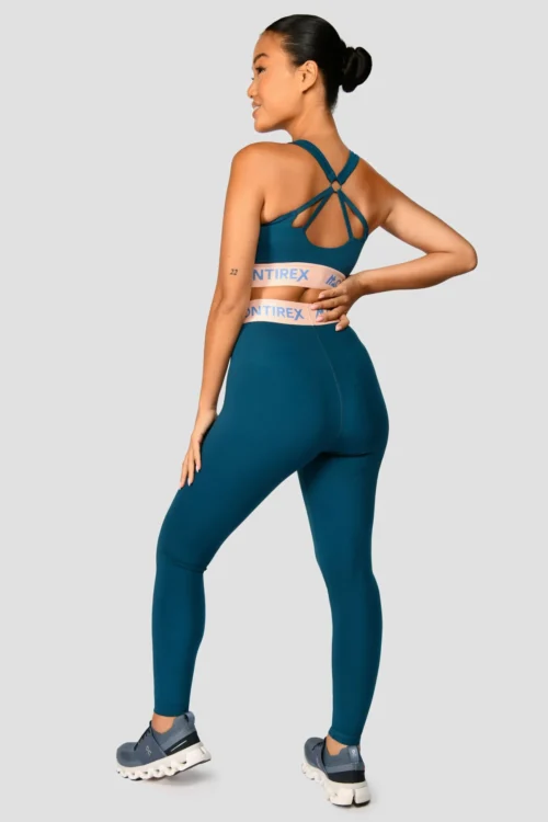 Icon Contrast Bra Top - Cruise/Apricot Cream/Moroccan Blue -Urban Sport Wear Store IconContrastBraTop Cruise ApricotCream MoroccanBlue back scaled