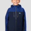 Boys Derecho Waterproof Jacket - Midnight Blue/Marine Blue