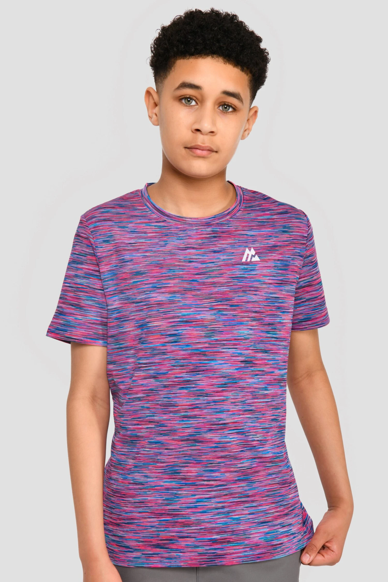 Junior Trail 2.0 T-Shirt - Navy/Pink 1 Junior Trail 2.0 T-Shirt - Navy/Pink