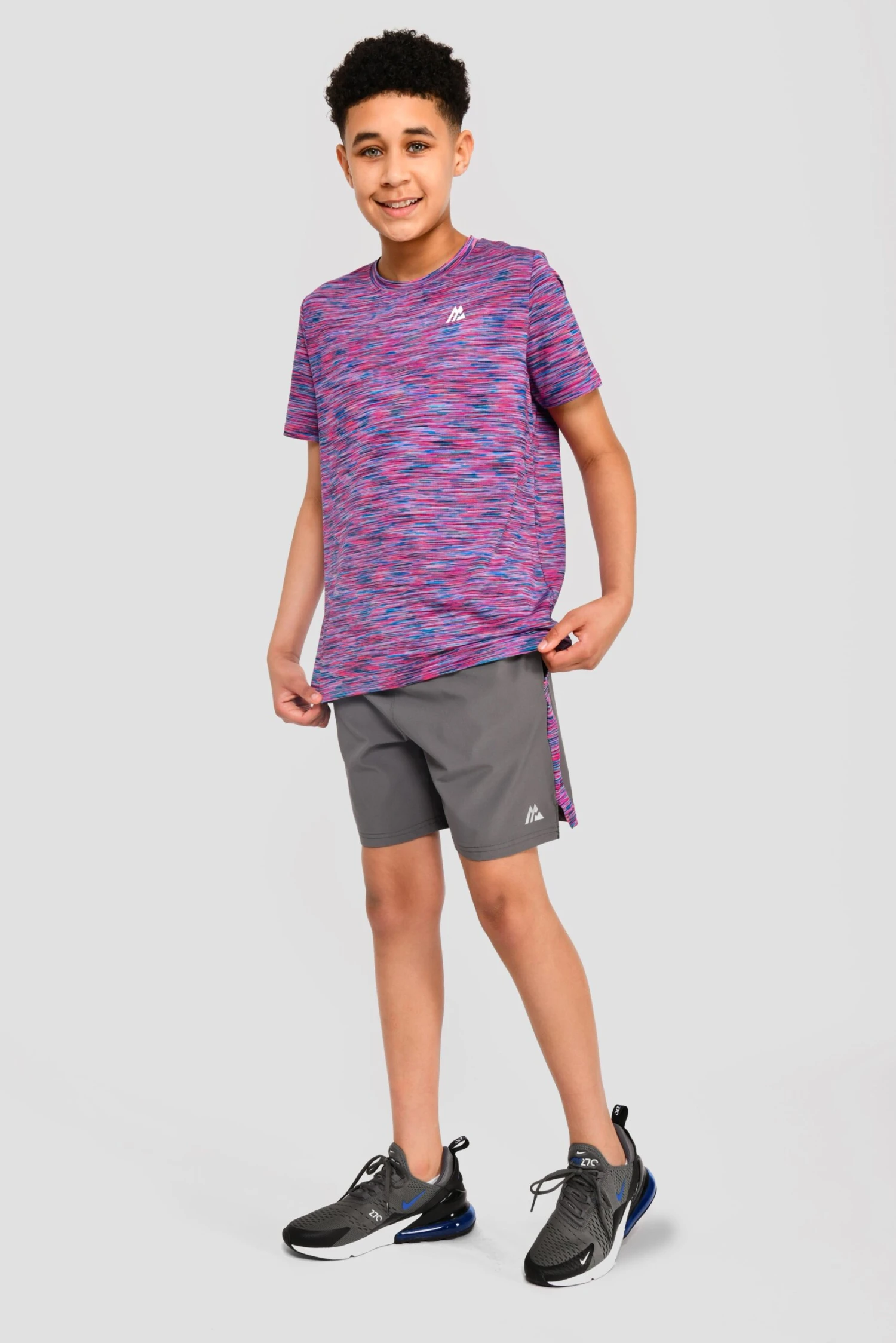 Junior Trail 2.0 T-Shirt - Navy/Pink 3 Junior Trail 2.0 T-Shirt - Navy/Pink - Image 3