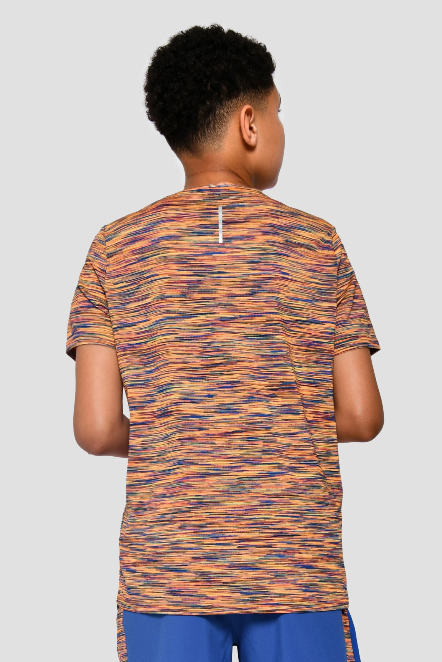 Junior Trail 2.0 T-Shirt - Neon Blue/Lime/Orange 2 Junior Trail 2.0 T-Shirt - Neon Blue/Lime/Orange - Image 2