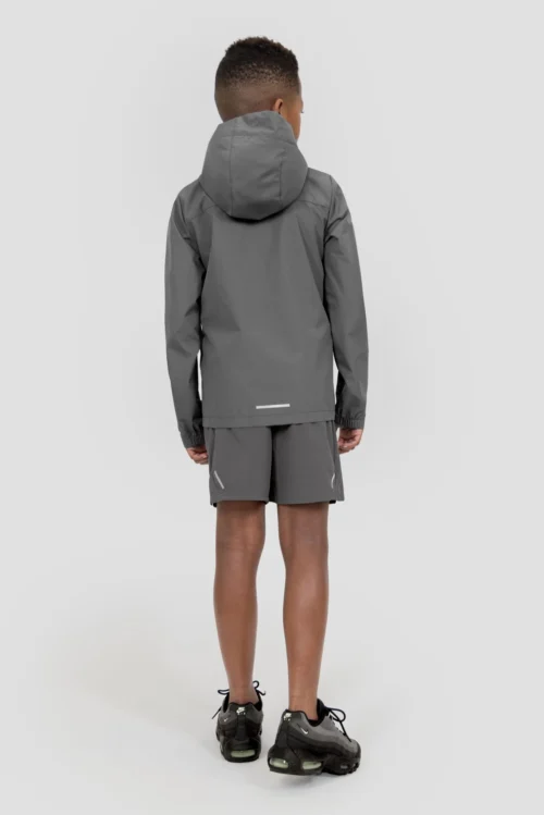 Boys Kodiak Windshell - Cement Grey/Platinum Grey -Urban Sport Wear Store KODIAK WINDSHELL CASTLEROCK MONUMENT Full Back scaled
