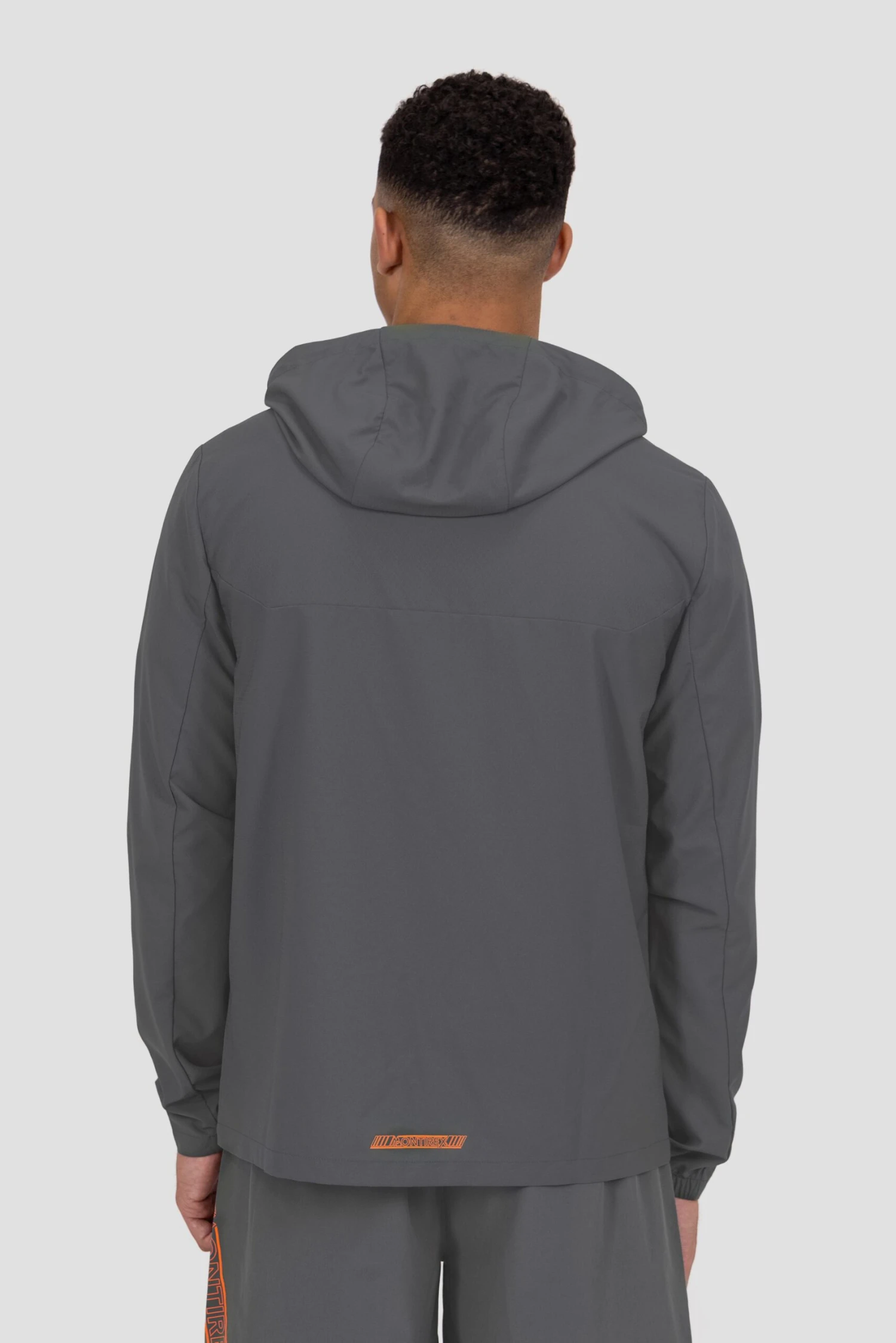 Beta Windbreaker - Slate Grey/Fiery Orange 2 Beta Windbreaker - Slate Grey/Fiery Orange - Image 2