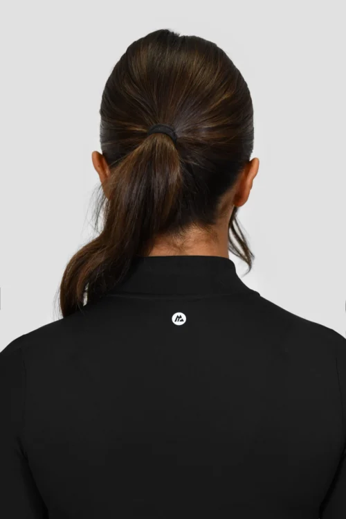 Limit 1/4 Zip - Black/Pearl Grey -Urban Sport Wear Store LIMIT 1 4 ZIP BLACK PEARL GREY back detail scaled