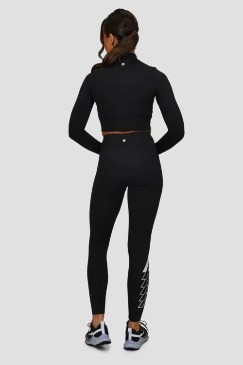 Limit 1/4 Zip - Black/Pearl Grey -Urban Sport Wear Store LIMIT 1 4 ZIP BLACK PEARL GREY full abck scaled