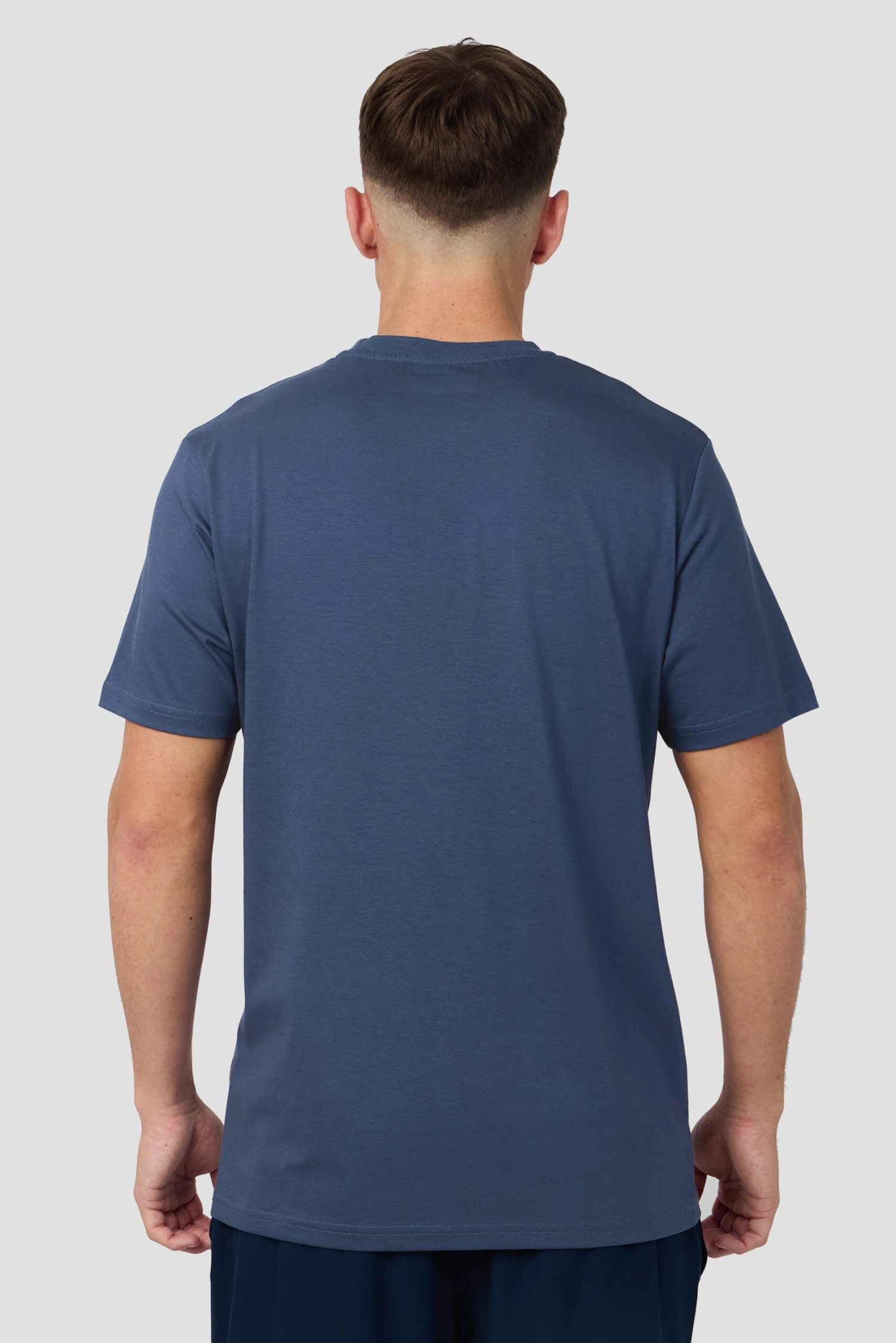 Liverpool Linear T-Shirt - Greyed Indigo 2 Liverpool Linear T-Shirt - Greyed Indigo - Image 2