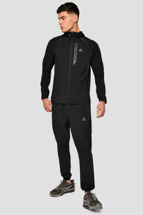 Lumos Woven Pant - Black -Urban Sport Wear Store Lumos Pants Black Full front scaled