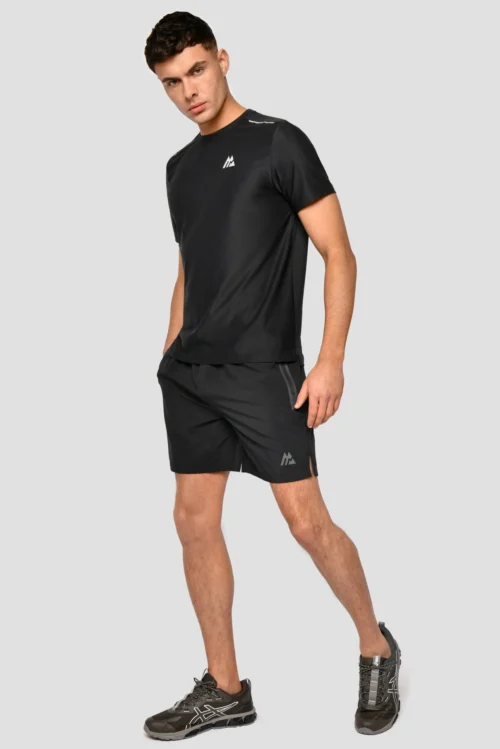 Lumos Short - Black 12 Lumos Short - Black -Urban Sport Wear Store Lumos Shorts Black Full front scaled