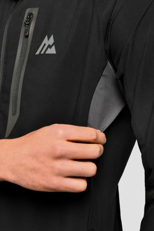 Lumos Jacket - Black -Urban Sport Wear Store LumosJacket Black armdetail scaled