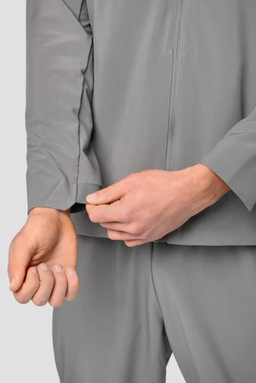 Lumos Jacket - Cement Grey -Urban Sport Wear Store Lumosjacket CementGrey Sleevedetail scaled