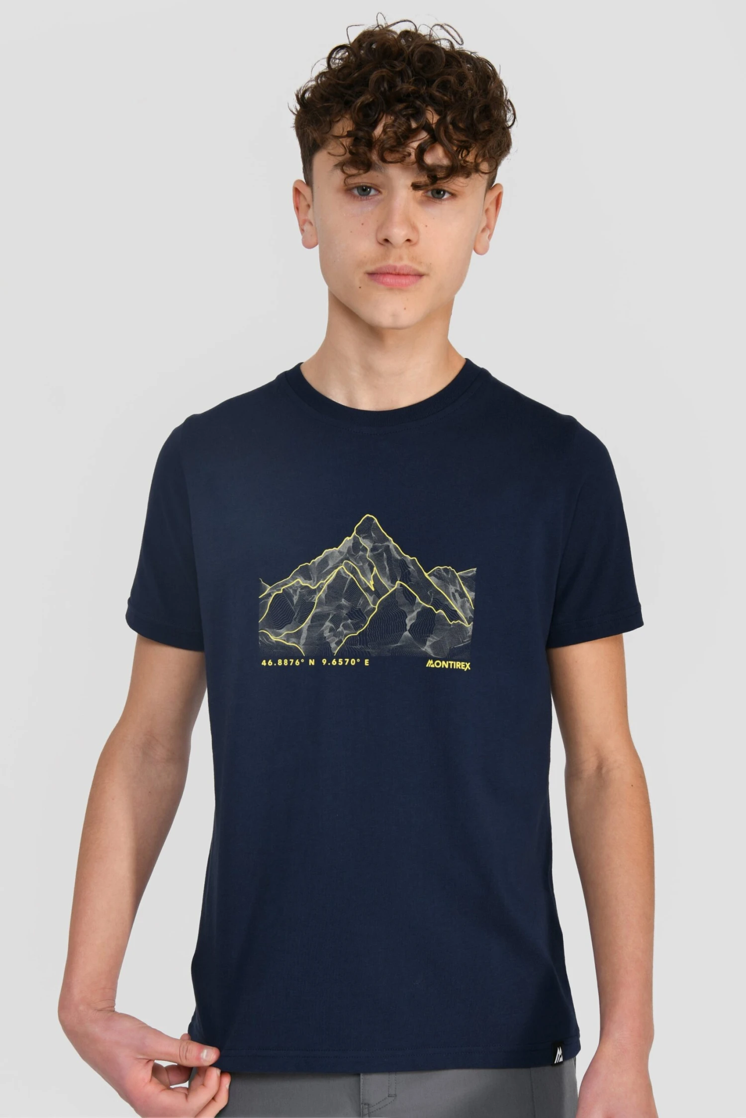 Junior Mountain Range 2.0 T-Shirt - Midnight Blue 1 Junior Mountain Range 2.0 T-Shirt - Midnight Blue
