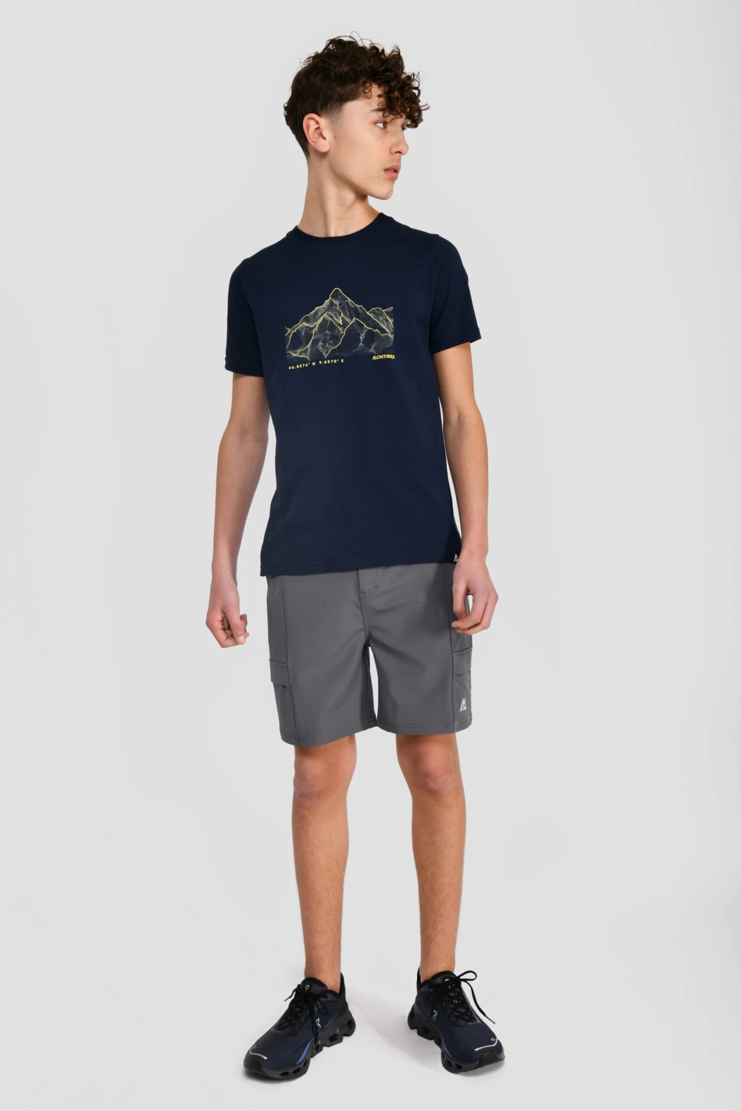 Junior Mountain Range 2.0 T-Shirt - Midnight Blue 3 Junior Mountain Range 2.0 T-Shirt - Midnight Blue - Image 3