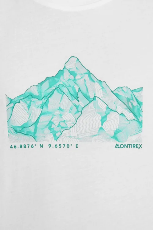 Junior Mountain Range 2.0 T-Shirt - White -Urban Sport Wear Store MOUNTAIN RANGE 2.0 TEE WHITE logo detail scaled