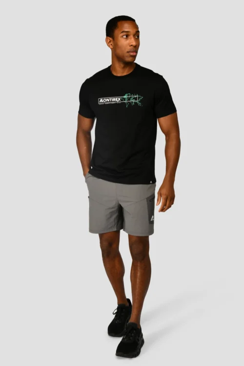 MTX Global T-Shirt - Black -Urban Sport Wear Store MTX GLOBAL TEE BLACK front scaled