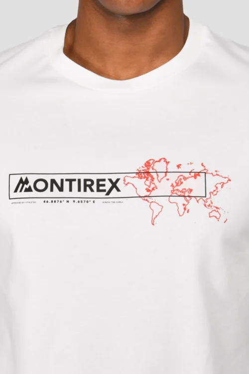 MTX Global T-Shirt - White -Urban Sport Wear Store MTX GLOBAL TEE WHITE close detail scaled