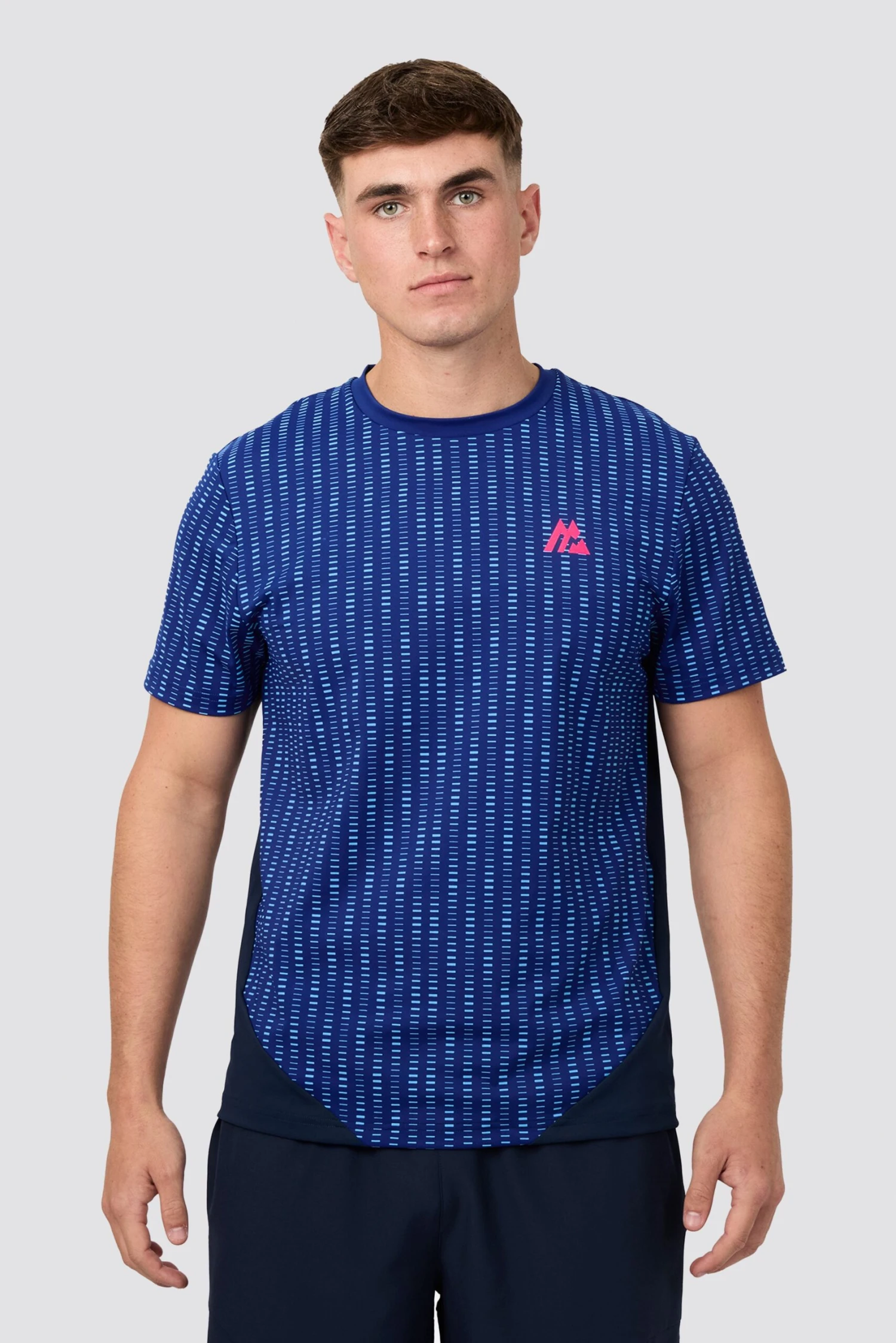 MTX Run Tempo T-Shirt - Marine Blue/Midnight Blue 1 MTX Run Tempo T-Shirt - Marine Blue/Midnight Blue
