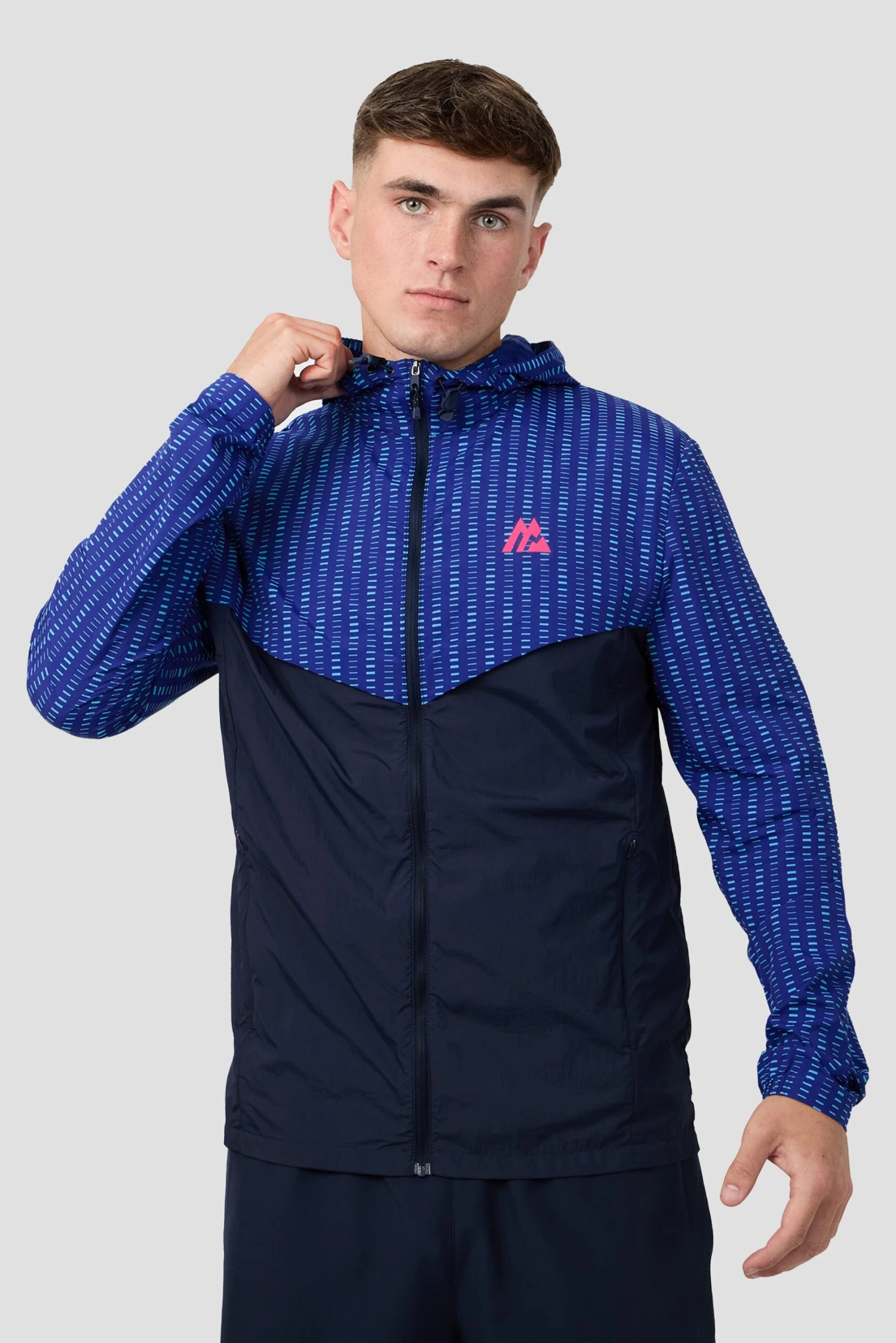 MTX Run Tempo Windbreaker - Marine Blue/Midnight Blue 1 MTX Run Tempo Windbreaker - Marine Blue/Midnight Blue