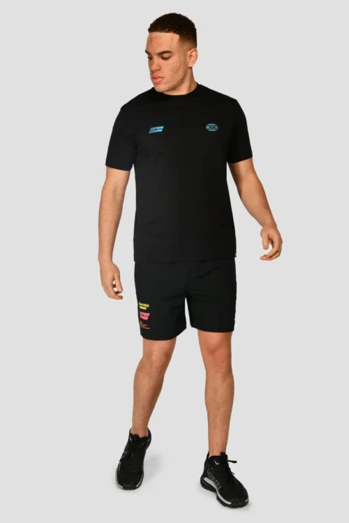 MTX Run Vital Cotton T-Shirt - Black 10 MTX Run Vital Cotton T-Shirt - Black -Urban Sport Wear Store MTX RUN VITAL COTTON TEE BLACK front scaled
