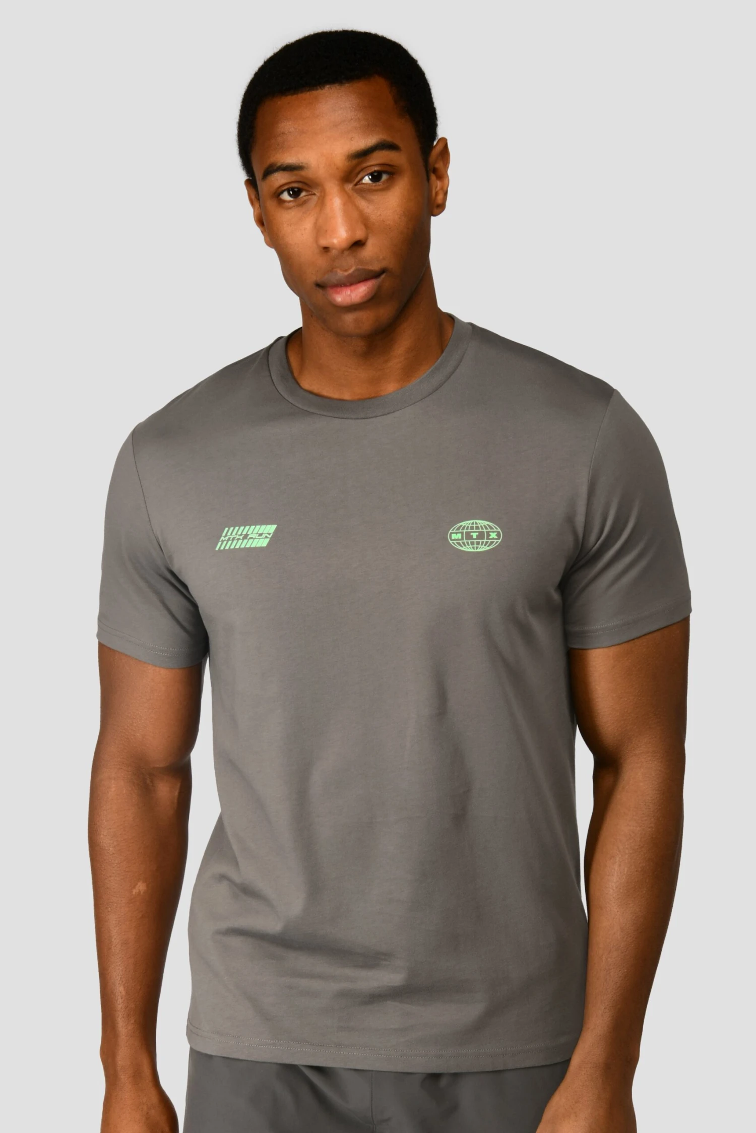 MTX Run Vital Cotton T-Shirt - Cement Grey 2 MTX Run Vital Cotton T-Shirt - Cement Grey - Image 2