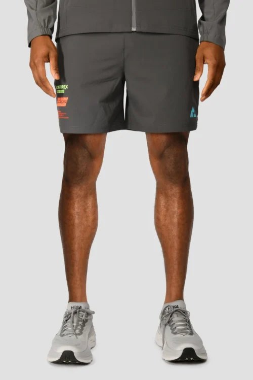 MTX Run Vital Short - Cement Grey/Jet Grey -Urban Sport Wear Store MTX RUN VITAL SHORT JET GREY front scaled