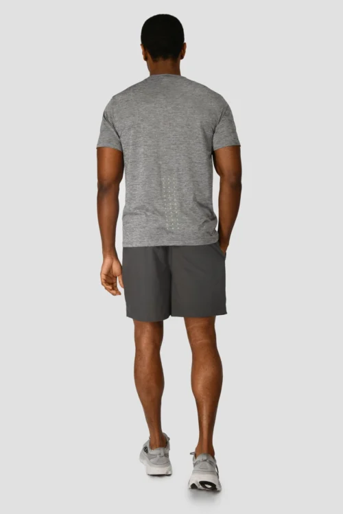 MTX Run Vital T-Shirt - Jet Grey -Urban Sport Wear Store MTX RUN VITAL TEE JET GREY back scaled
