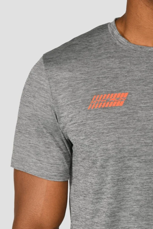 MTX Run Vital T-Shirt - Jet Grey -Urban Sport Wear Store MTX RUN VITAL TEE JET GREY logo2 scaled
