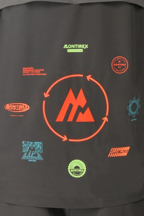 MTX Run Vital Windbreaker - Cement Grey/Jet Grey -Urban Sport Wear Store MTX RUN VITAL WINDBREAKER JET GREY back detail2 scaled