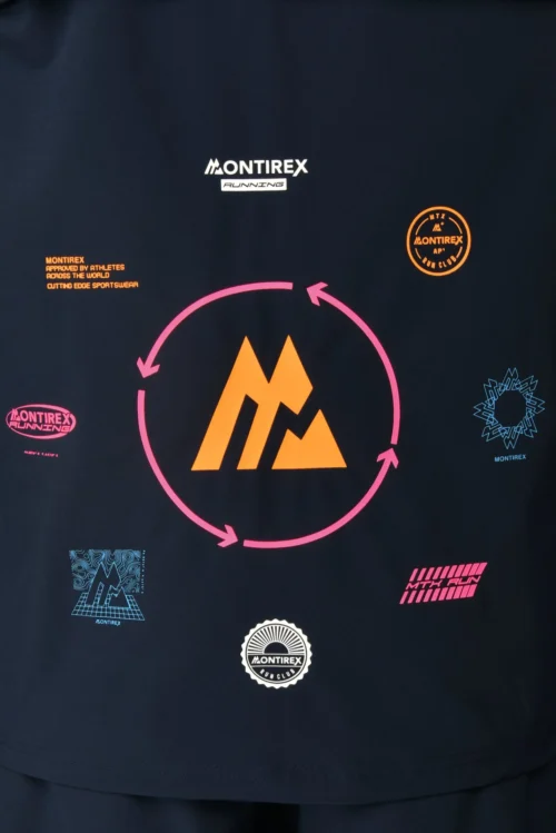 MTX Run Vital Windbreaker - Midnight Blue -Urban Sport Wear Store MTX RUN VITAL WINDBREAKER MIDNIGHT BLUE back logos scaled