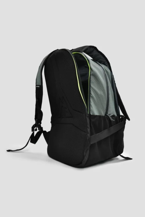 MTX Trail 2.0 32L Backpack - Black/Cement Grey/Electric Lime -Urban Sport Wear Store MTX TRAIL 2.0 32L BACKPACK BLACK CEMENT GREY ELECTRIC LIME back detail scaled