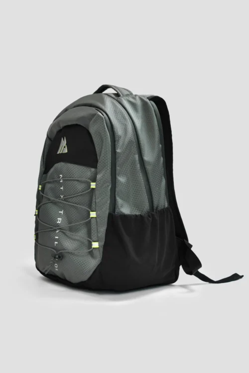 MTX Trail 2.0 32L Backpack - Black/Cement Grey/Electric Lime -Urban Sport Wear Store MTX TRAIL 2.0 32L BACKPACK BLACK CEMENT GREY ELECTRIC LIME side scaled