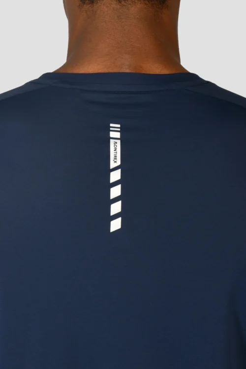 MTX Trail 2.0 T-Shirt - Midnight Blue/Marine Blue -Urban Sport Wear Store MTX TRAIL 2.0 TEE MIDNIGHT BLUE MARINE BLUE back detail scaled
