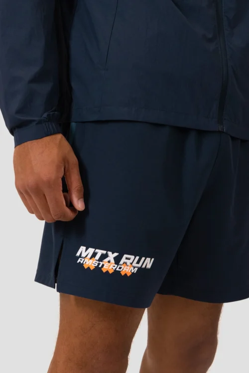 MTX Run City Amsterdam Short - Midnight Blue/Naval/Fiery Orange -Urban Sport Wear Store MTX RUN CITY AMSTERDAM SHORT 8 scaled