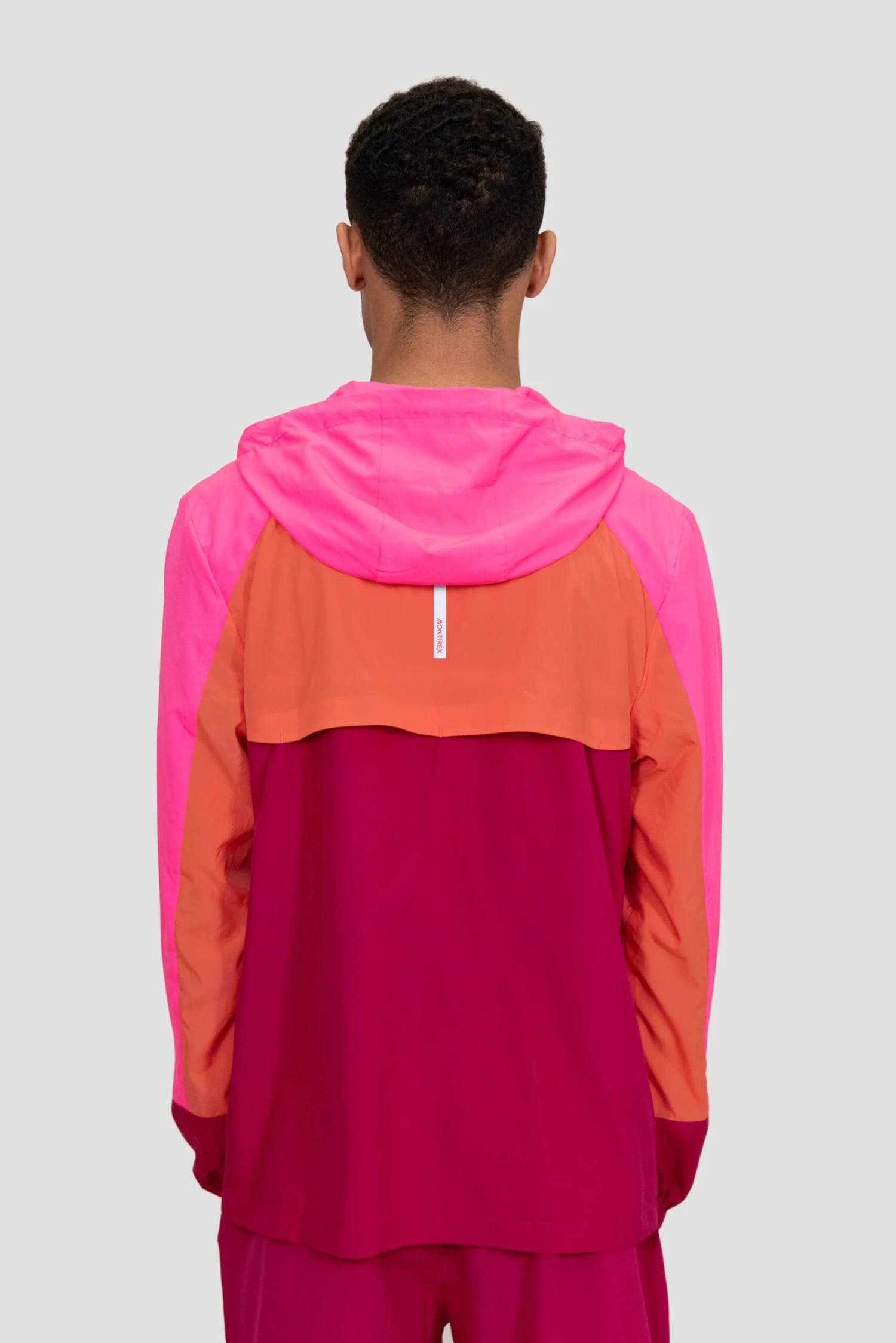 Breeze 2.0 Windbreaker - Neon Pink/Coral/Spiced Cherry 2 Breeze 2.0 Windbreaker - Neon Pink/Coral/Spiced Cherry - Image 2
