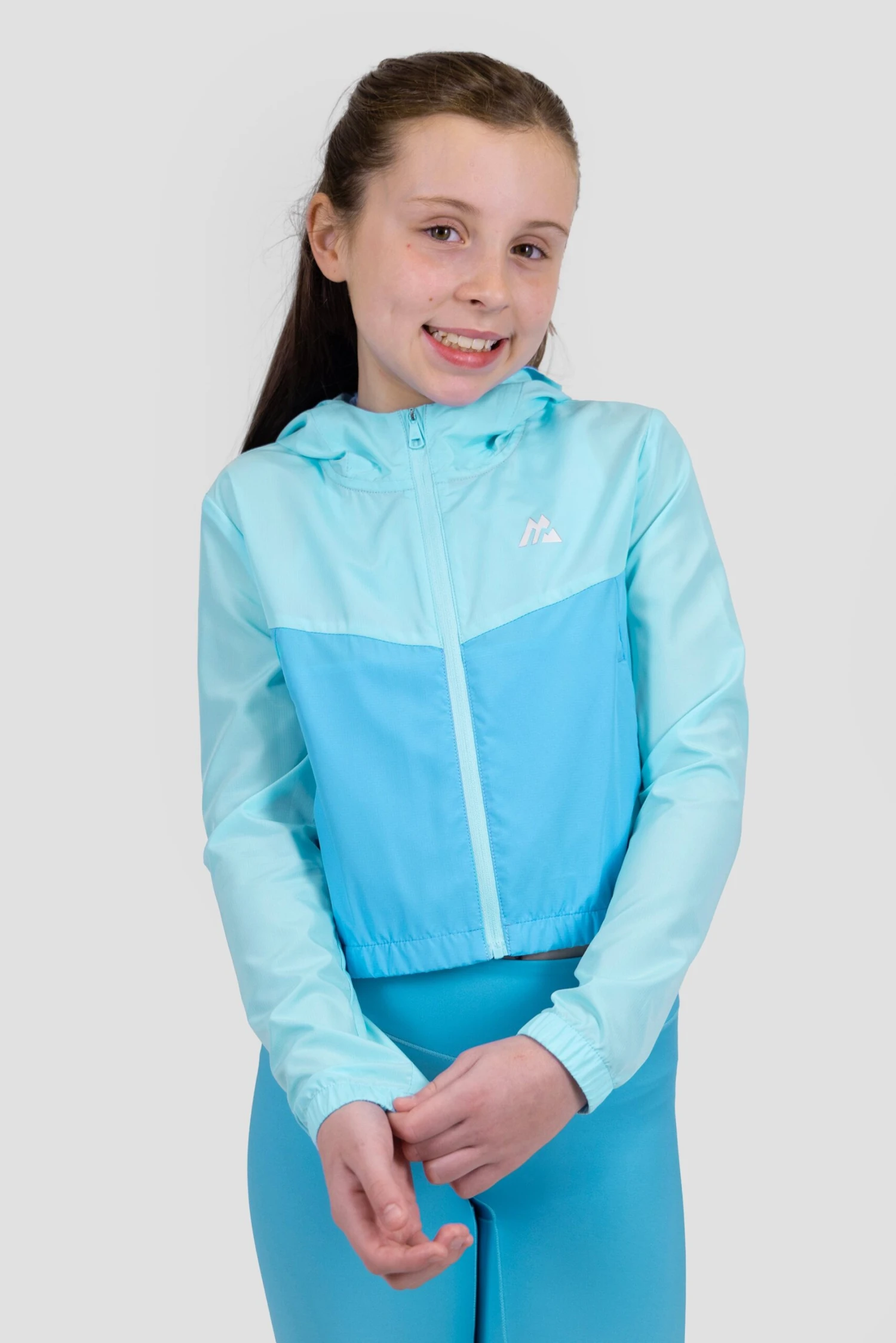 Girls Pace 2.0 Windbreaker - Summer Sky/Epsilon 1 Girls Pace 2.0 Windbreaker - Summer Sky/Epsilon