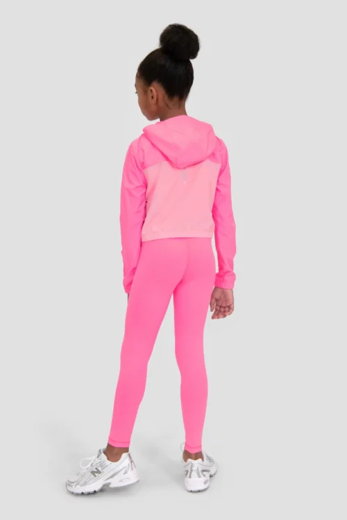 Girls Pace 2.0 Windbreaker - Fuchsia/Pink Sugar -Urban Sport Wear Store PACE WINDBREAKER SUGAR PLUM Full Back v2 scaled