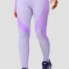 Power Panelled Legging - Periwinkle/Plum